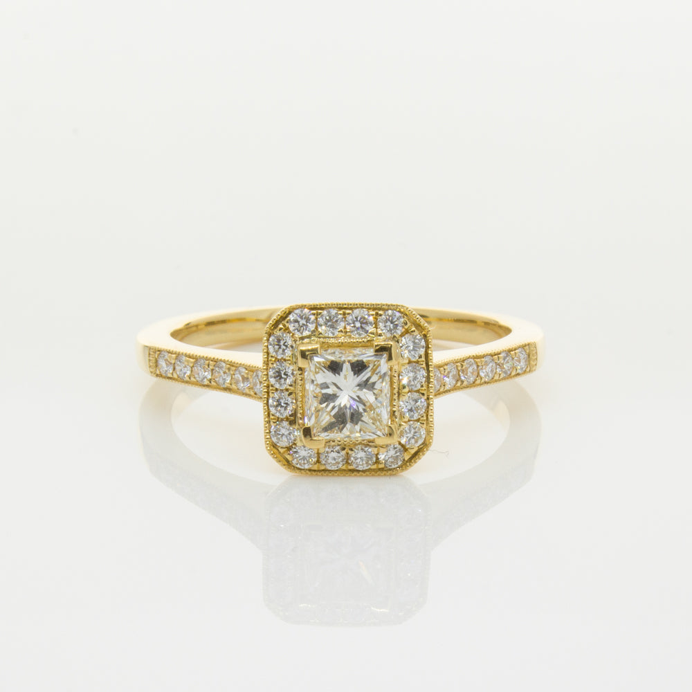 18ct Yellow Gold .50ct Diamond Mandalay Ring