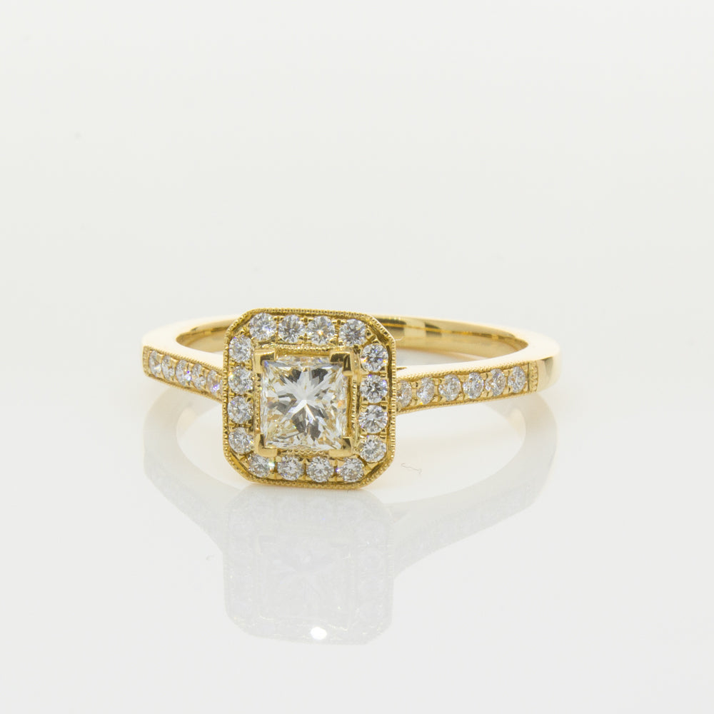 18ct Yellow Gold .50ct Diamond Mandalay Ring