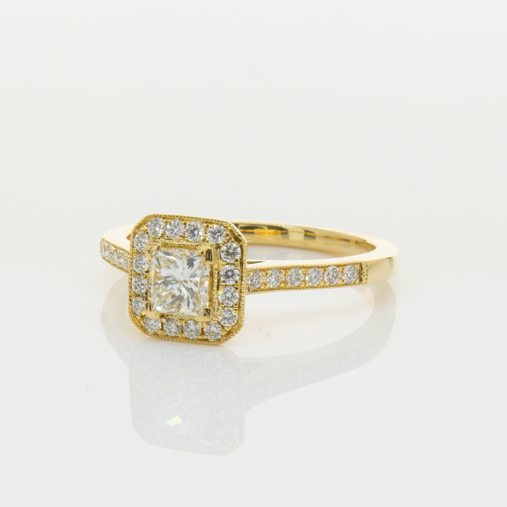 18ct Yellow Gold .50ct Diamond Mandalay Ring