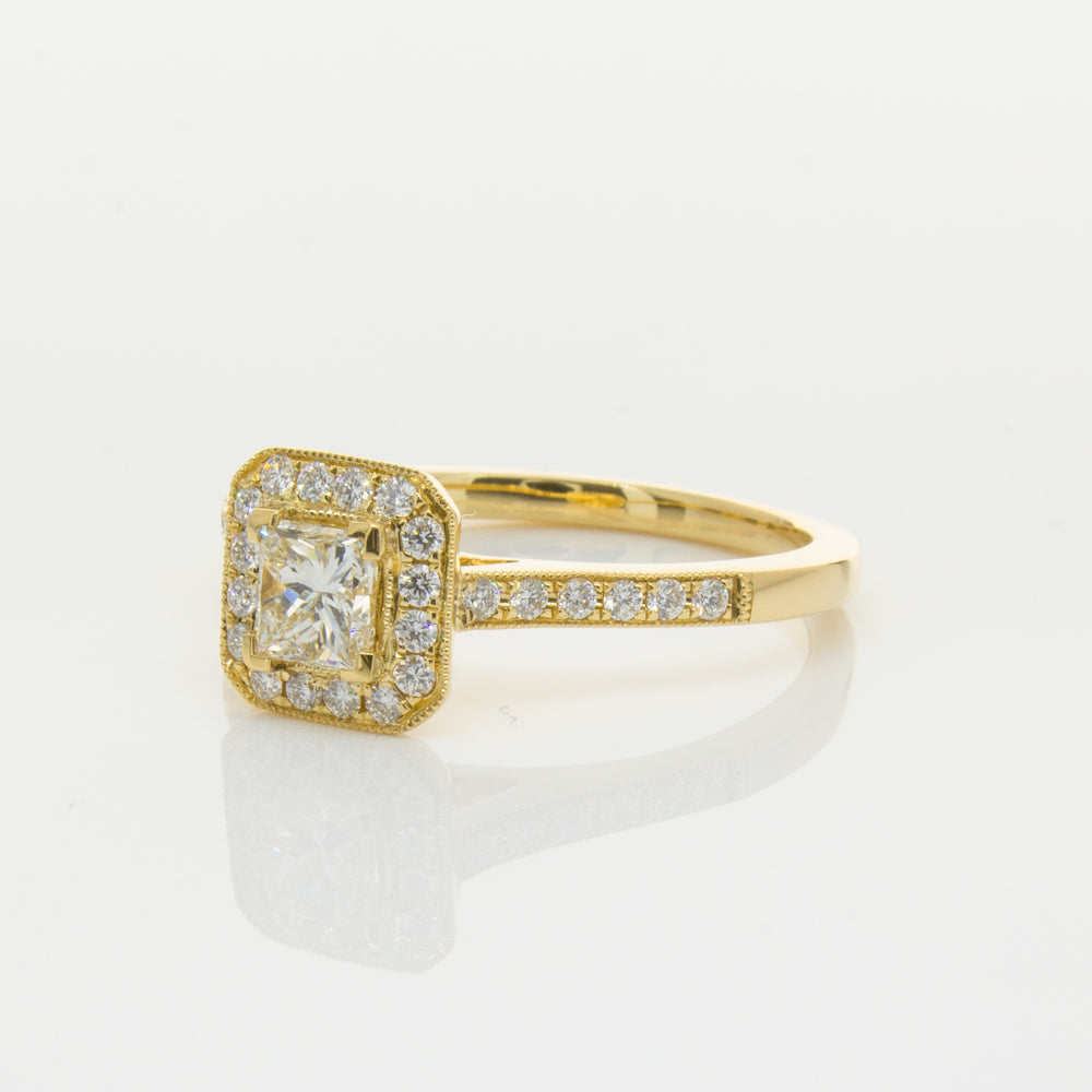 18ct Yellow Gold .50ct Diamond Mandalay Ring