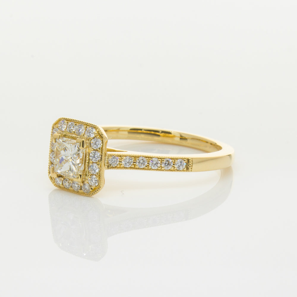 18ct Yellow Gold .50ct Diamond Mandalay Ring