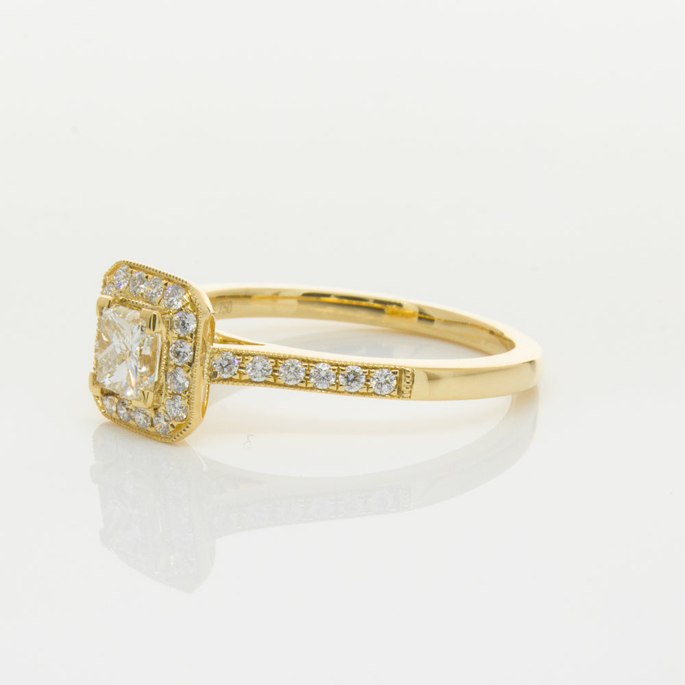 18ct Yellow Gold .50ct Diamond Mandalay Ring