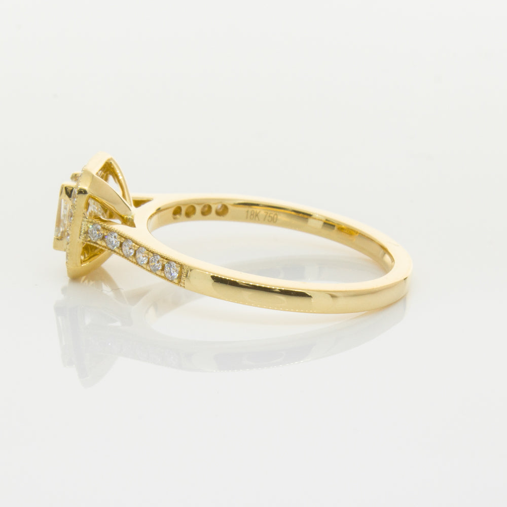 18ct Yellow Gold .50ct Diamond Mandalay Ring