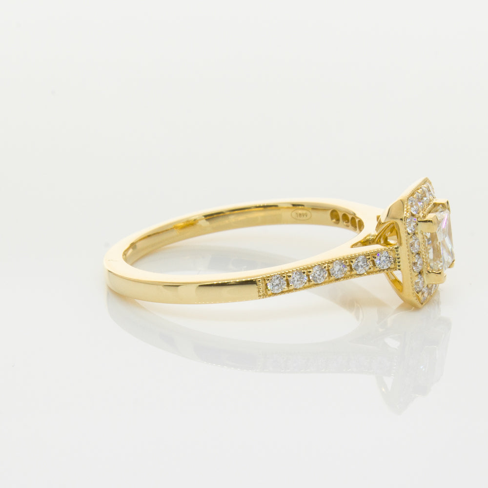 18ct Yellow Gold .50ct Diamond Mandalay Ring