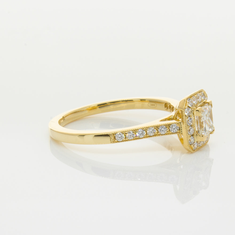 18ct Yellow Gold .50ct Diamond Mandalay Ring