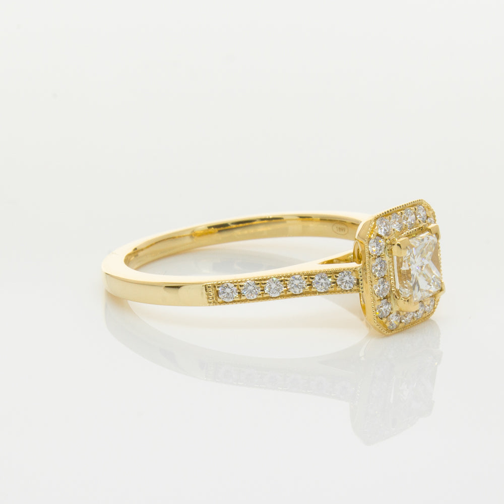 18ct Yellow Gold .50ct Diamond Mandalay Ring