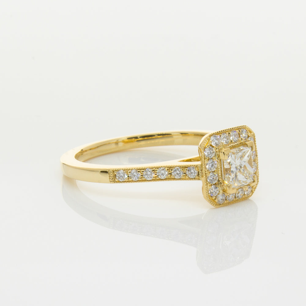 18ct Yellow Gold .50ct Diamond Mandalay Ring