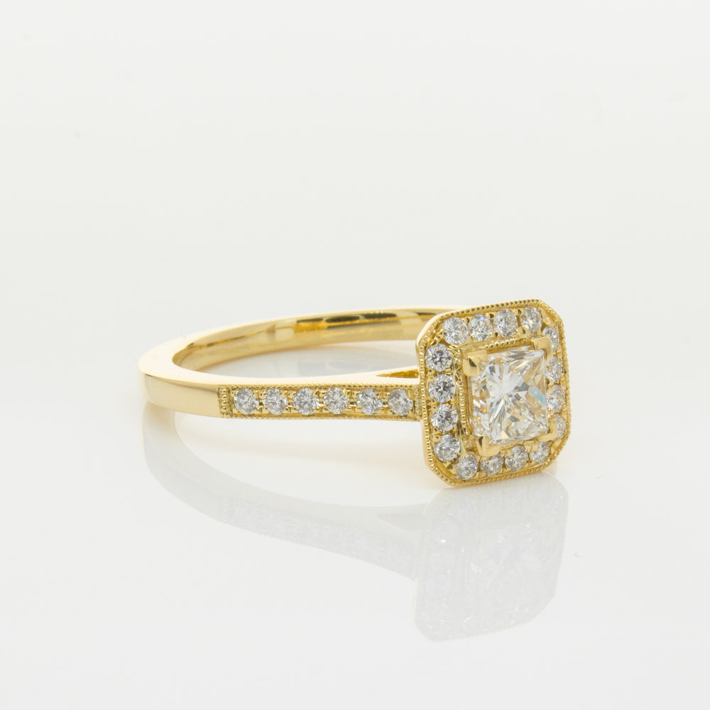 18ct Yellow Gold .50ct Diamond Mandalay Ring