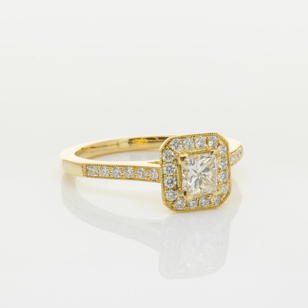 18ct Yellow Gold .50ct Diamond Mandalay Ring