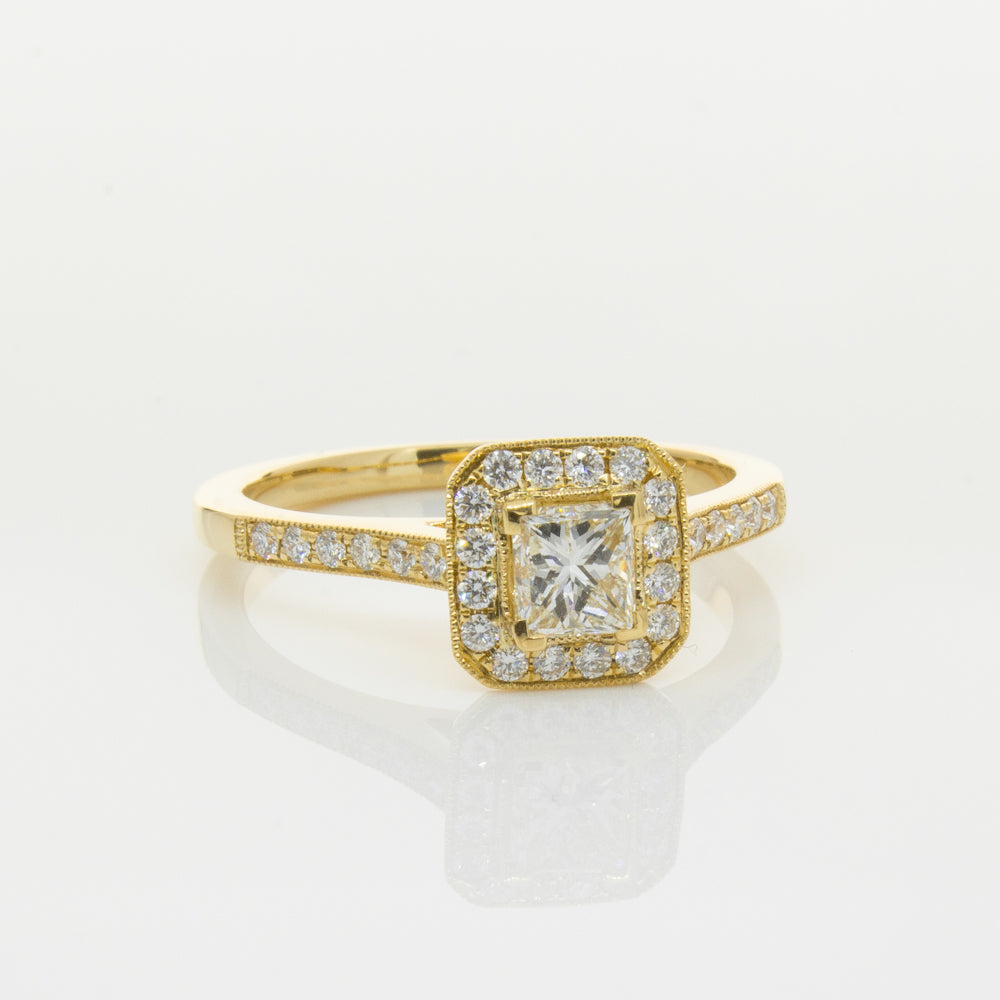 18ct Yellow Gold .50ct Diamond Mandalay Ring