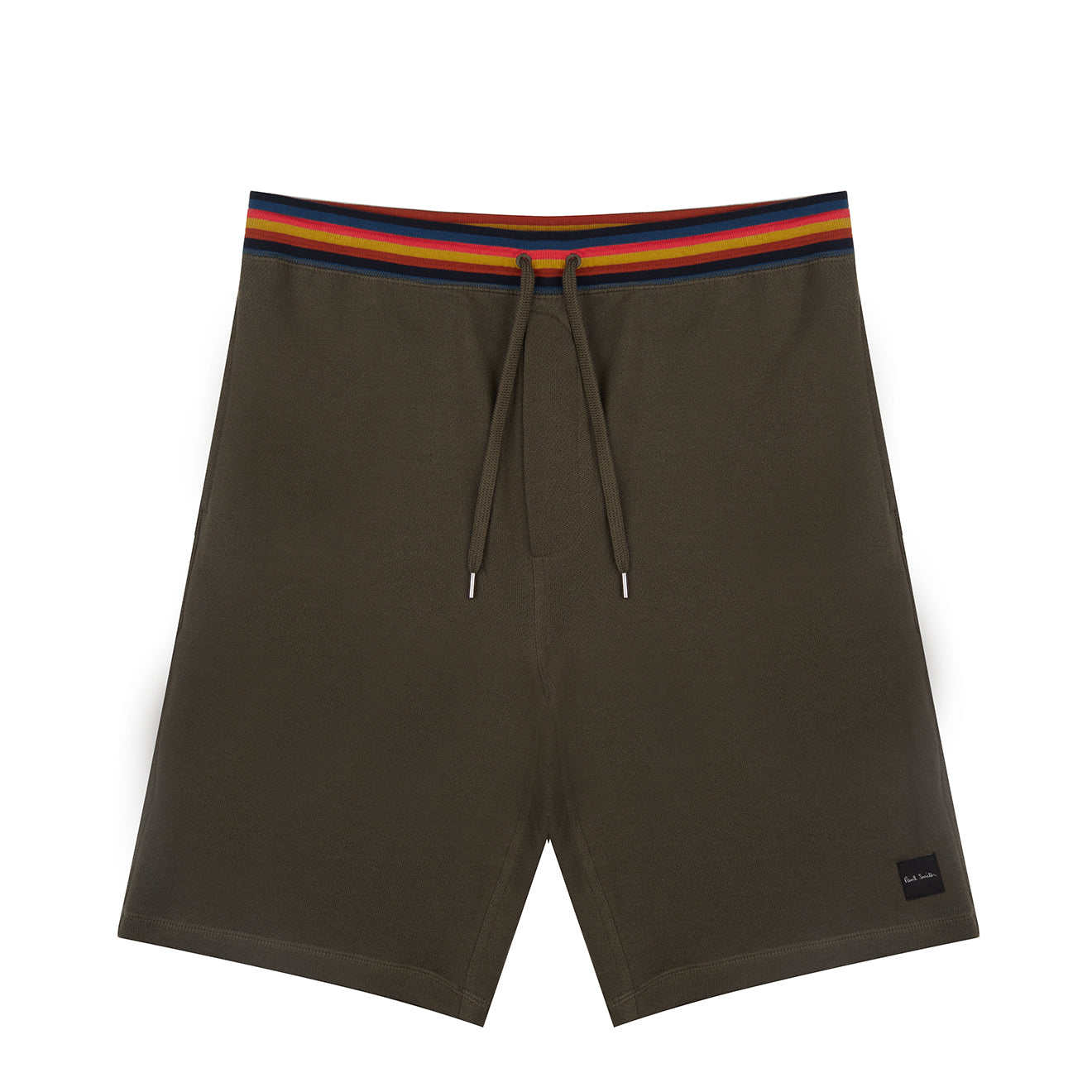 Paul Smith Lounge Shorts Bright Stripe Rib Khaki