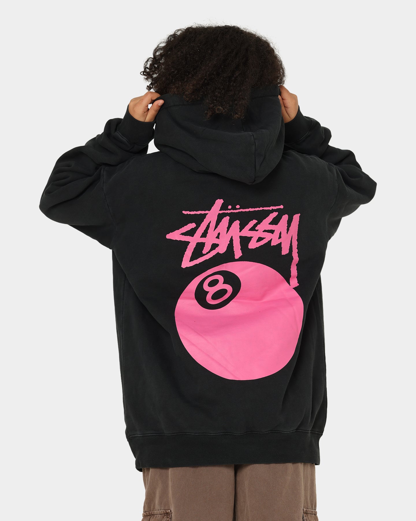 Stussy 8 Ball Hoodie Pigment Black