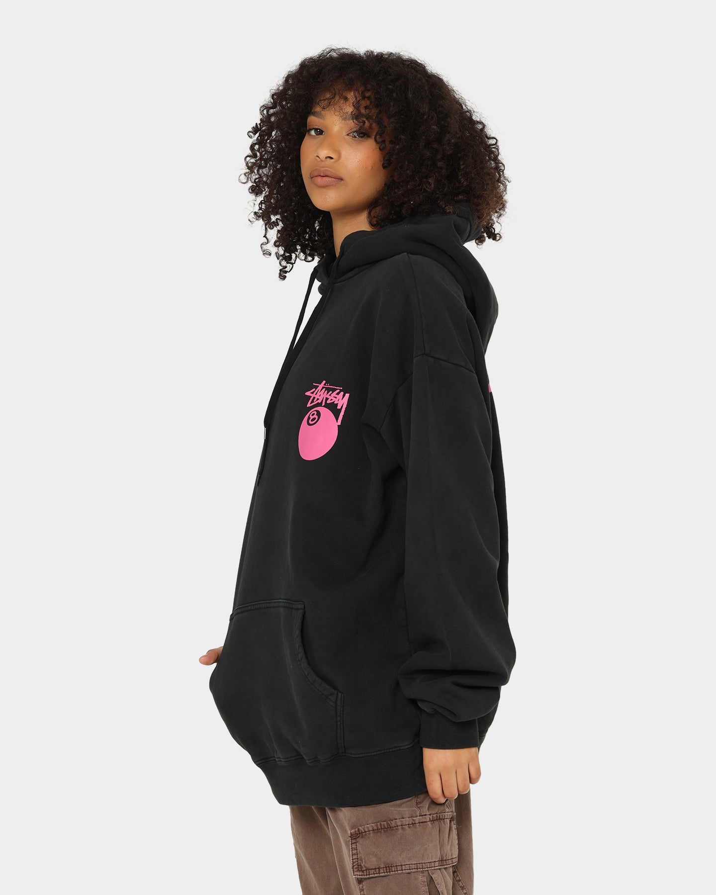 Stussy 8 Ball Hoodie Pigment Black