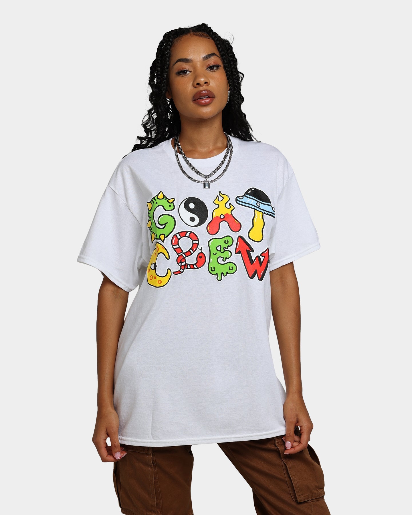 Goat Crew Mashup T-Shirt White