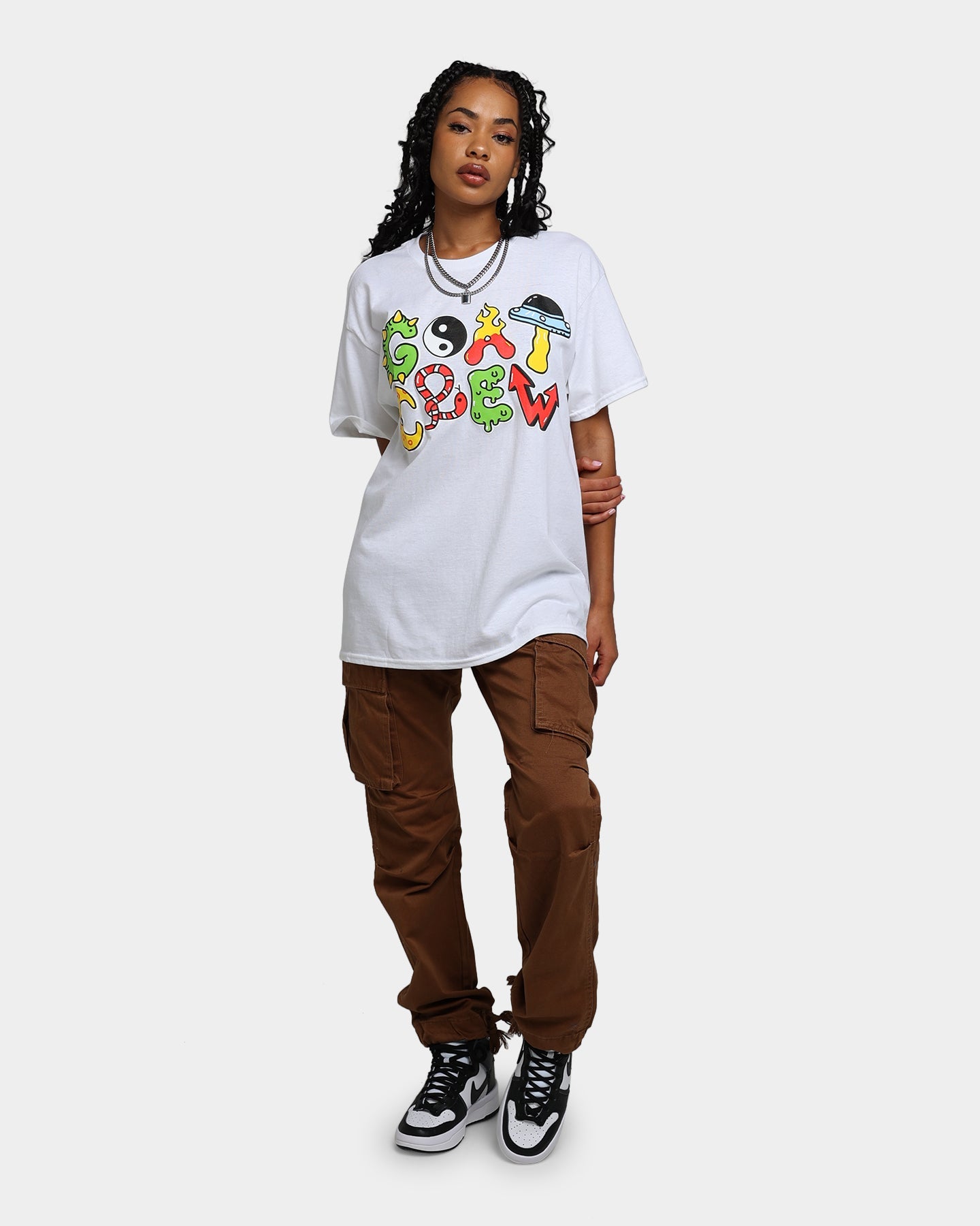 Goat Crew Mashup T-Shirt White