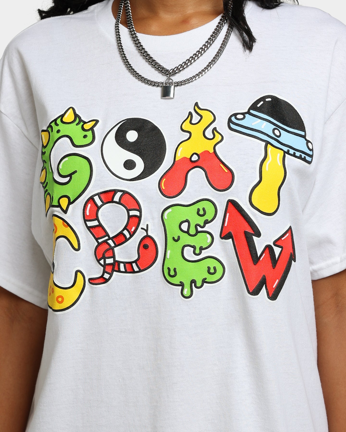 Goat Crew Mashup T-Shirt White