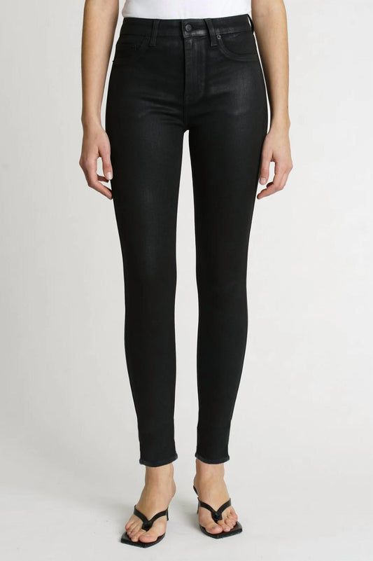 Aline High Rise Skinny Jean In Coated Night Sky