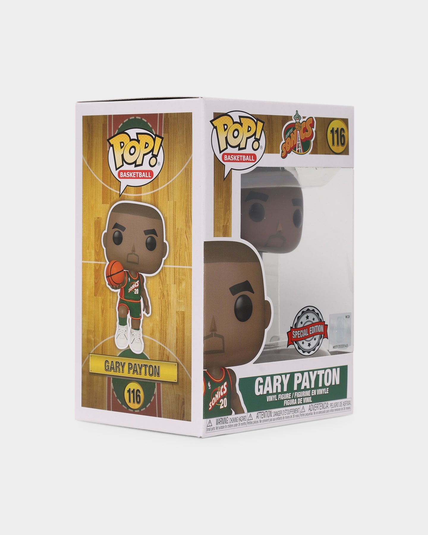 POP! Vinyl #116 NBA: Seattle SuperSonics Gary Payton Figure Multi-coloured