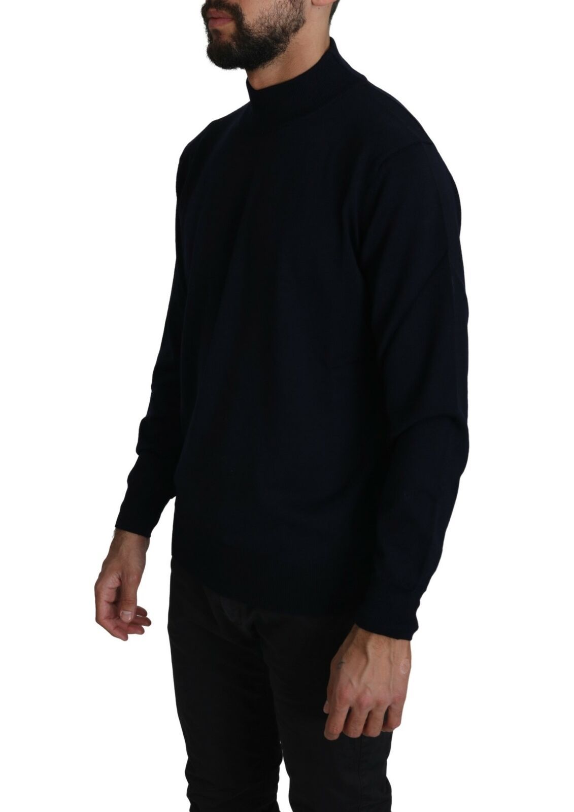 MILA SCHÖN   Crewneck Pullover 100% Wool Men's Sweater