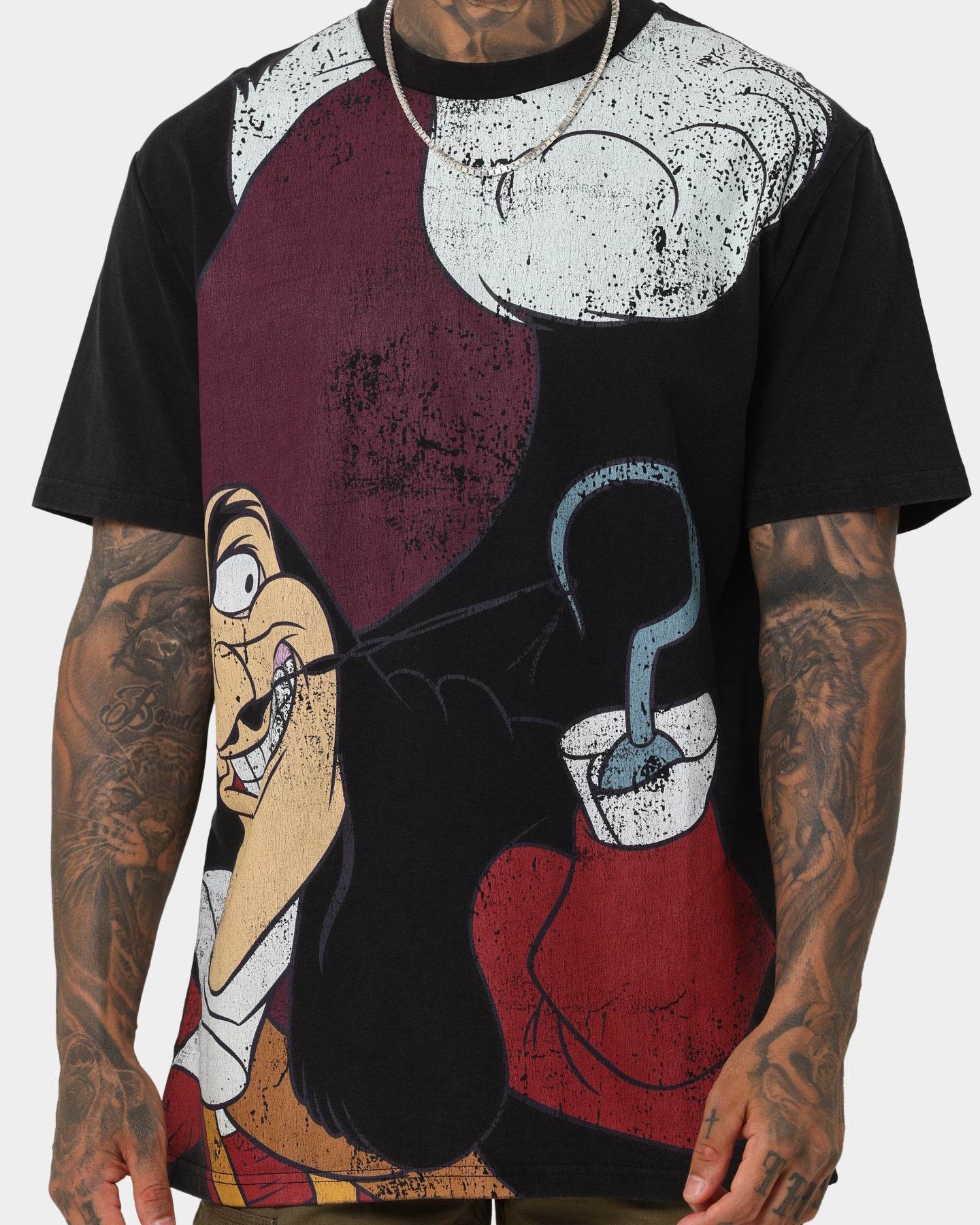 Disney Hook Vintage T-Shirt Washed Black