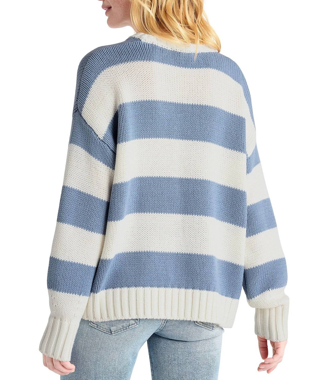 Lexington Stripe Sweater In Bellflower