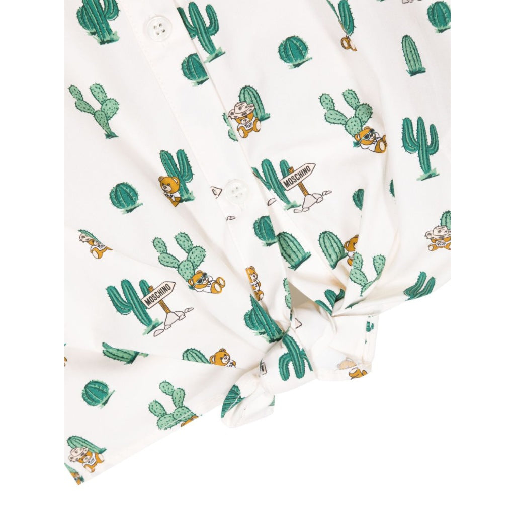 Cactus Print Cotton Shirt