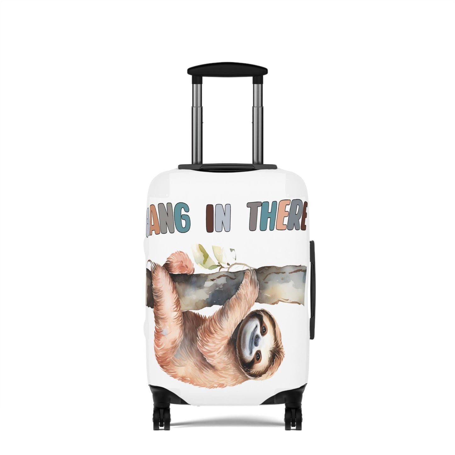 Luggage Cover, Sloth, Hang in there, awd-1058