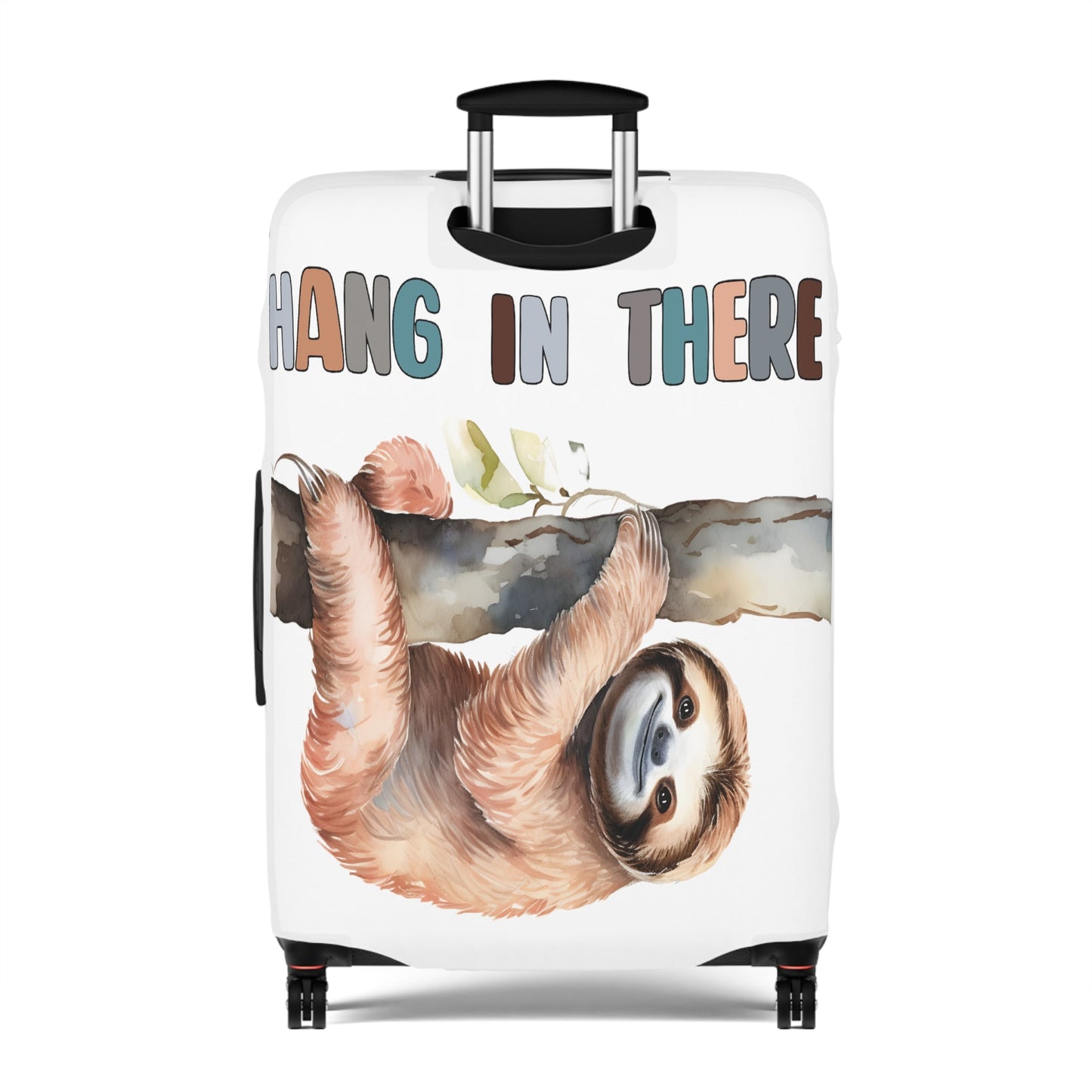 Luggage Cover, Sloth, Hang in there, awd-1058