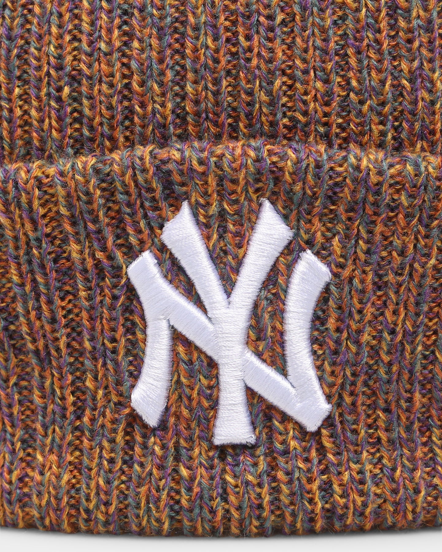 New Era New York Yankees 'Thin Knit' Beanie Dark Rust