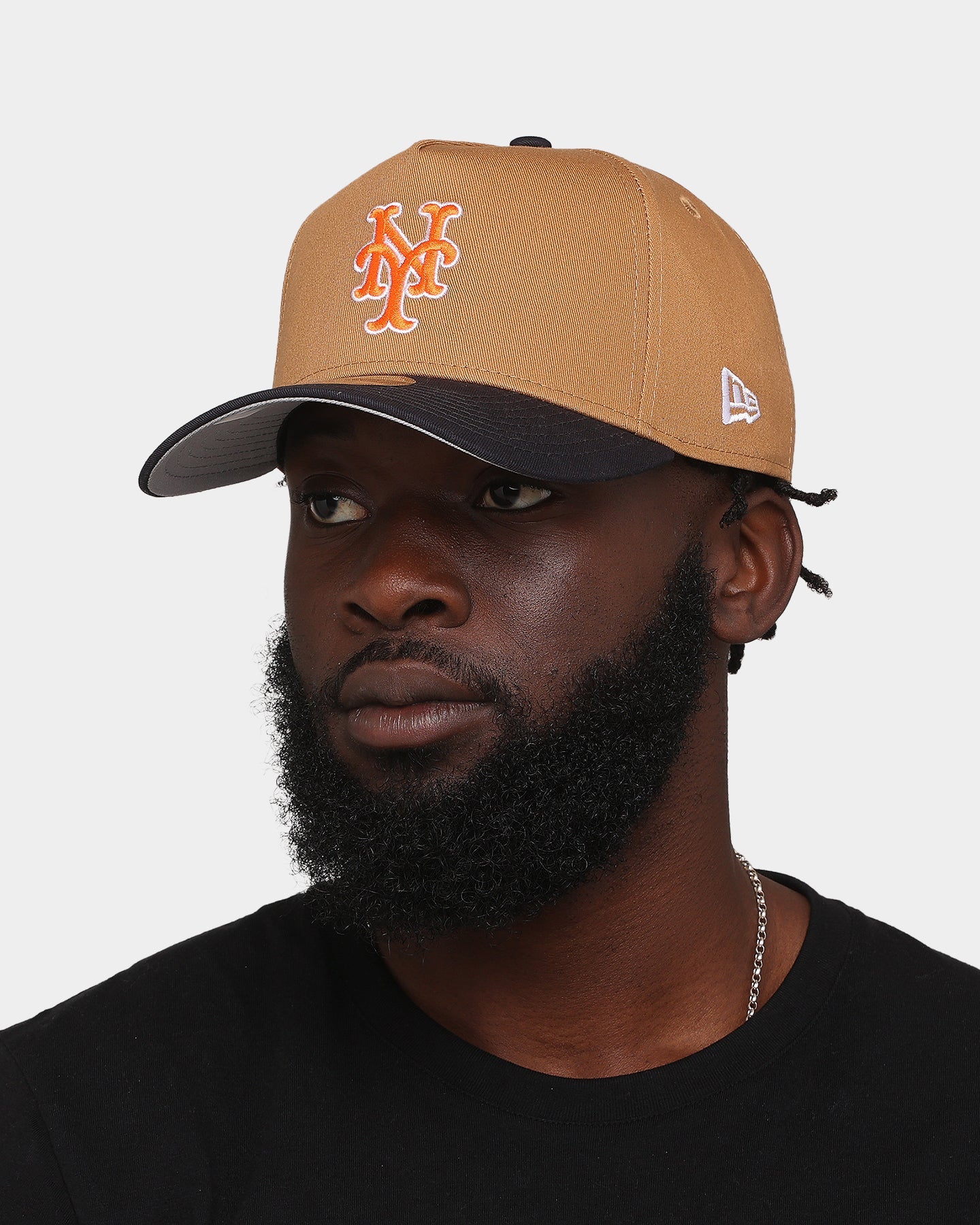 New Era New York Mets 'Midnight Harvest 2-Tone' 9FORTY A-Frame Snapback Wheat/Navy