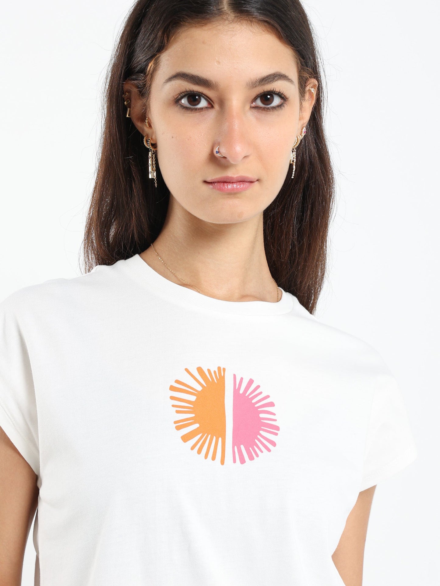 Half Sun Print Tshirt