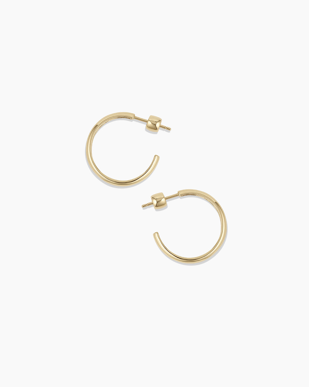 14k Gold Lou Helium Hoops