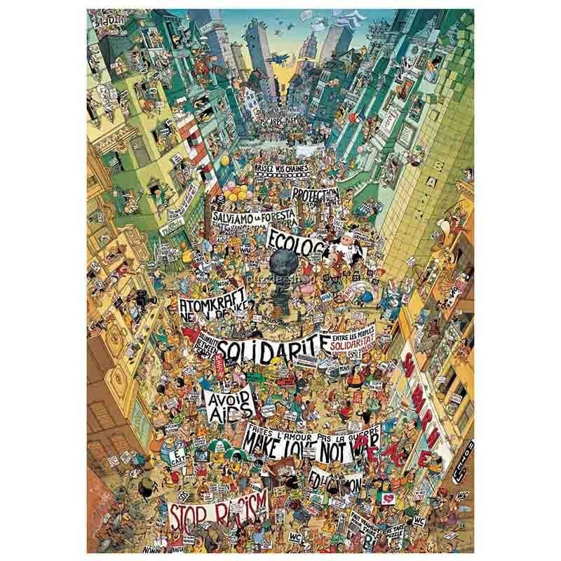 Protest! By Marino Degano 2000pc Puzzle