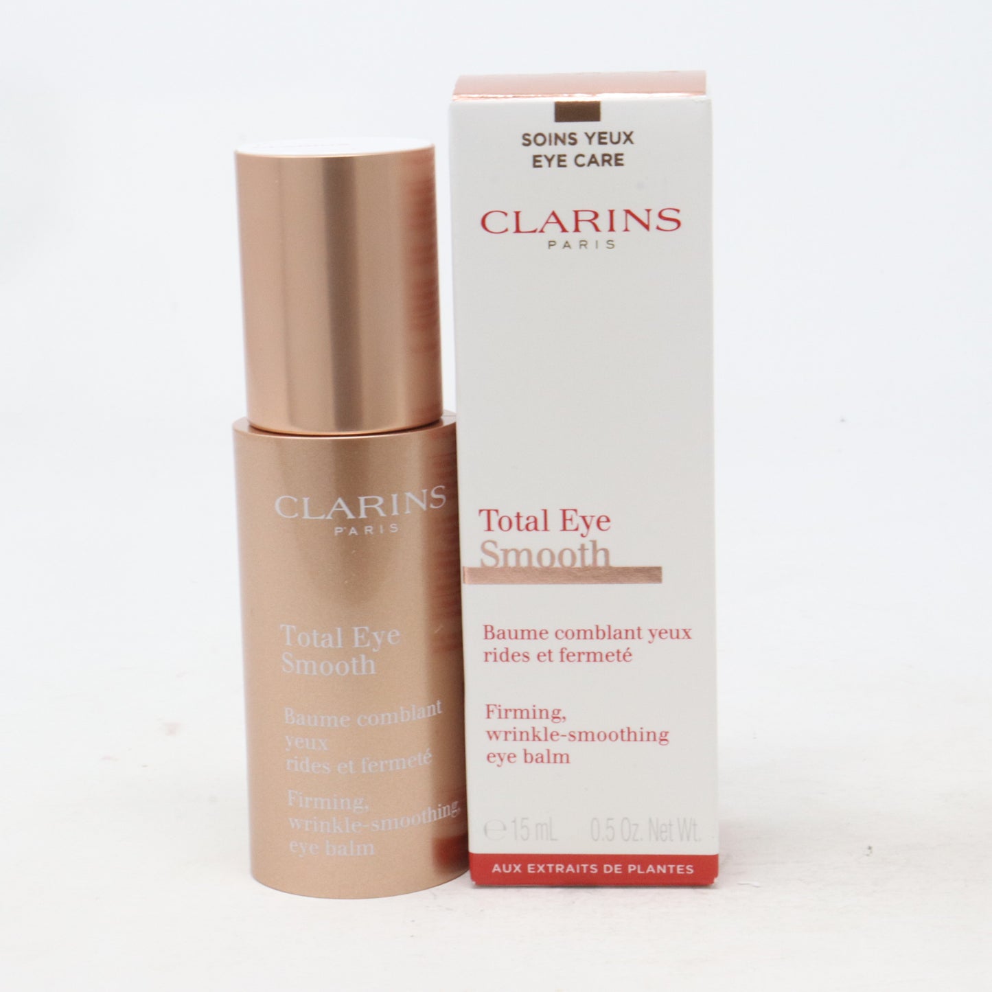 Clarins Total Eye Smooth Eye Balm  0.5oz/15ml New With Box