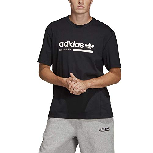 adidas Herren T-Shirt Kaval, Black, S, DV1922