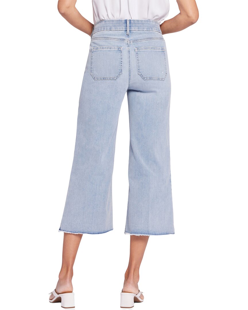 NYDJ Petite Patchie Major Wide Leg Capri Divine Jean