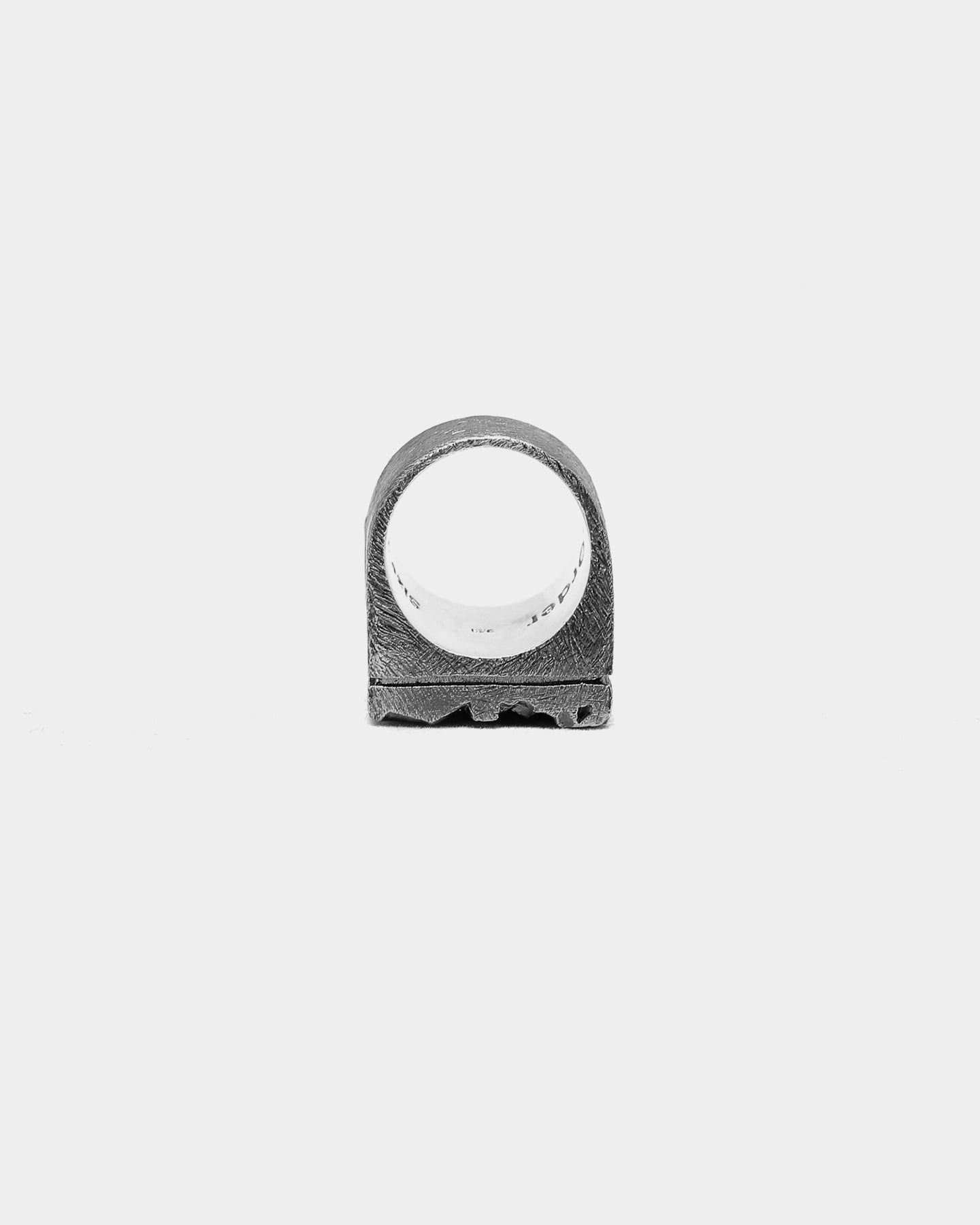 THE ANTI ORDER ANTI-JEWEL RING BLACK OX