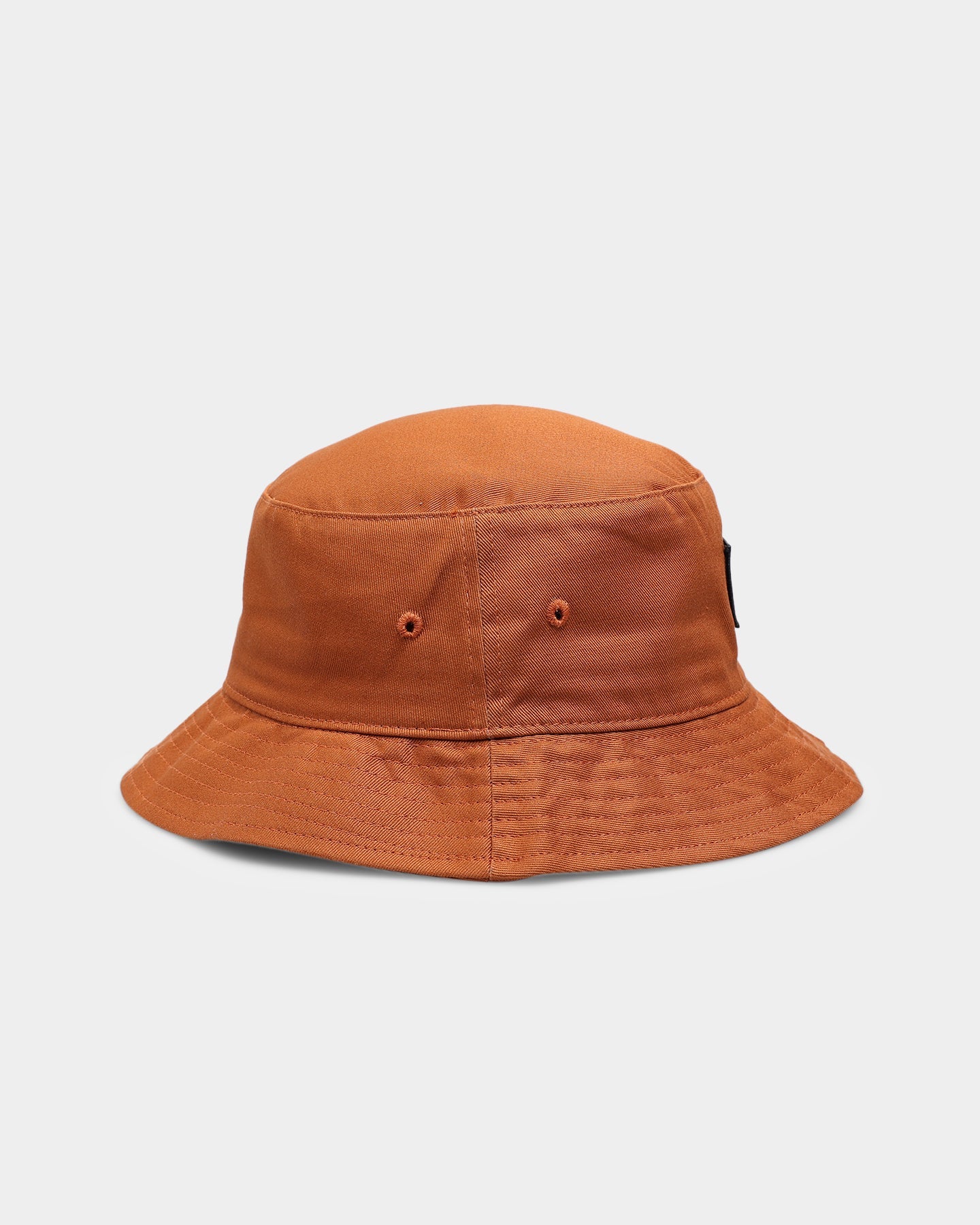 Carre Script Patch Bucket Hat Brown