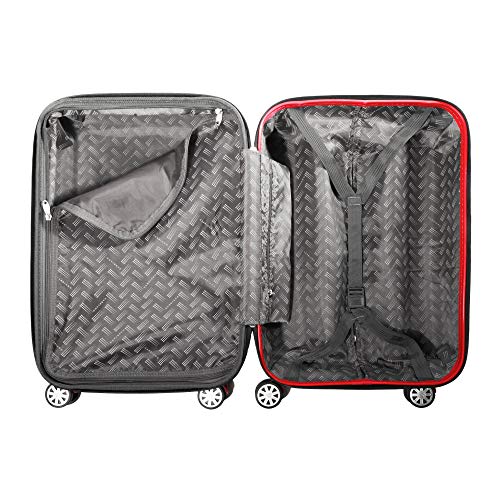 Gabbiano Luggage The Explorer Collection 3-Piece Hardside Spinner Set