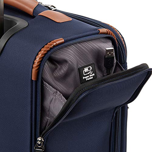 Travelpro Crew Versapack Max Carry-on Exp Spinner, Patriot Blue