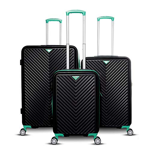 Gabbiano Luggage The Explorer Collection 3-Piece Hardside Spinner Set