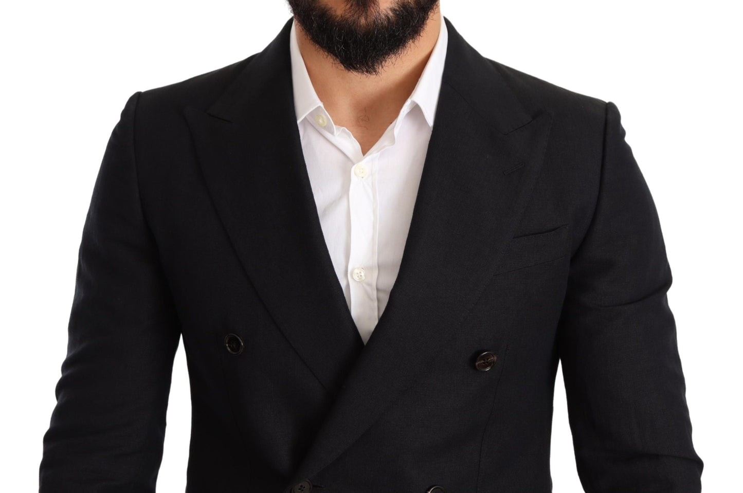 Dolce & Gabbana Elegant  Two-Piece Wool Men's Suit