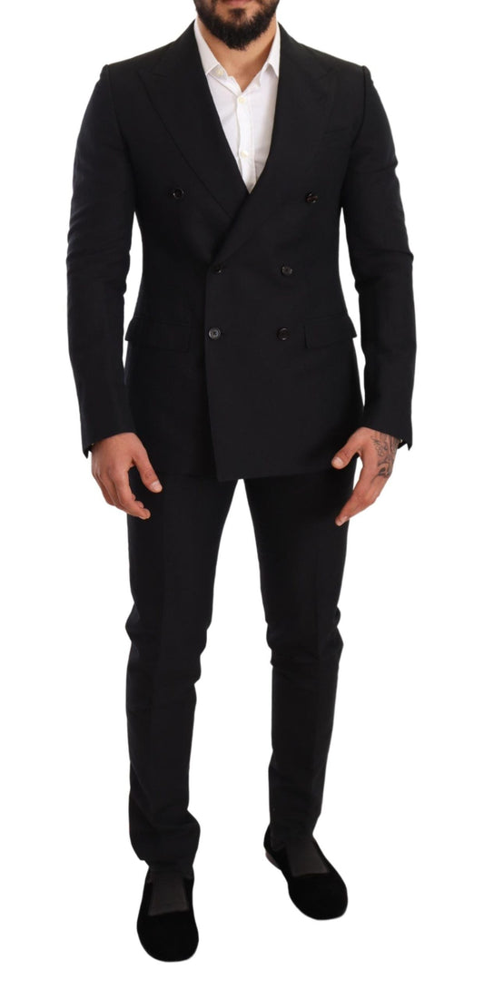 Dolce & Gabbana Elegant  Two-Piece Wool Men's Suit