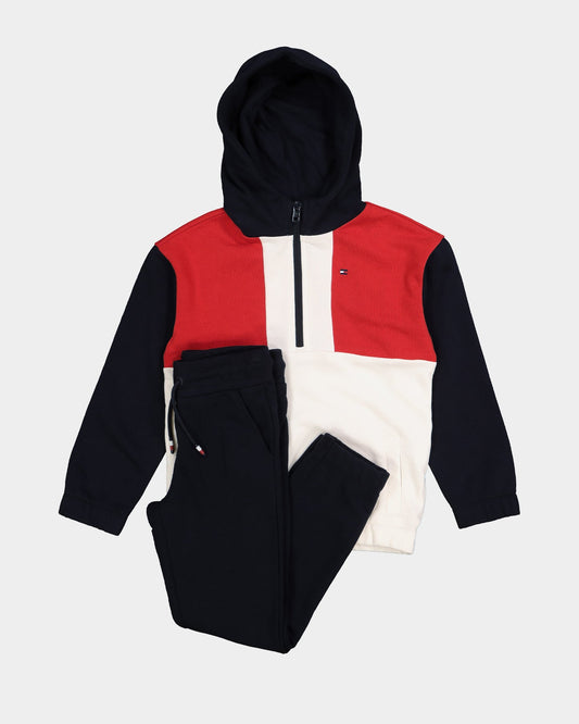 Tommy Hilfiger Kids' Colourblock Sweat Set Desert Sky