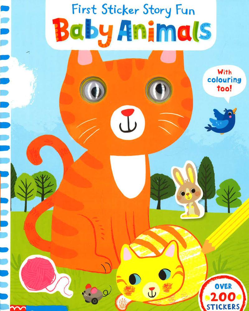 First Sticker Story Fun - Baby Animals