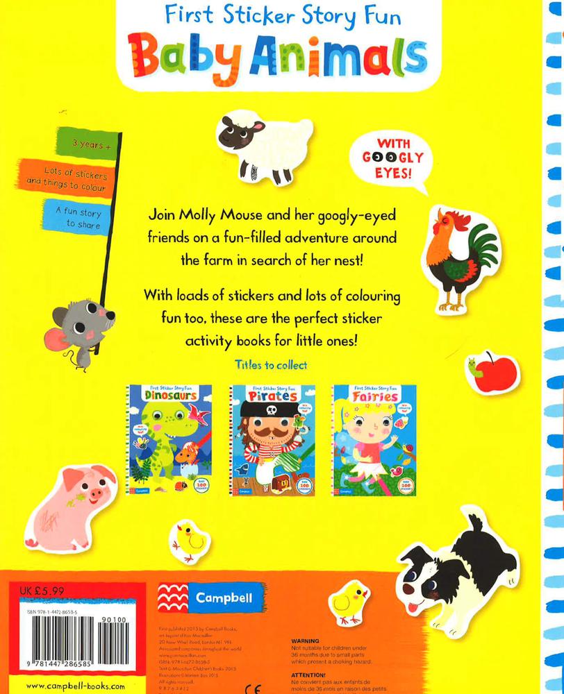 First Sticker Story Fun - Baby Animals