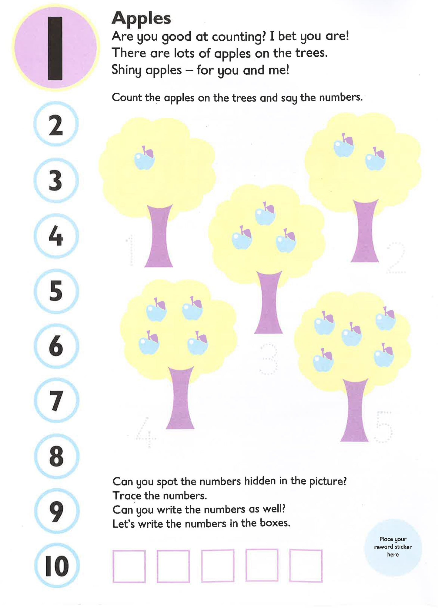 First Time Learning: Counting 1-20 (3+ Pre-School)