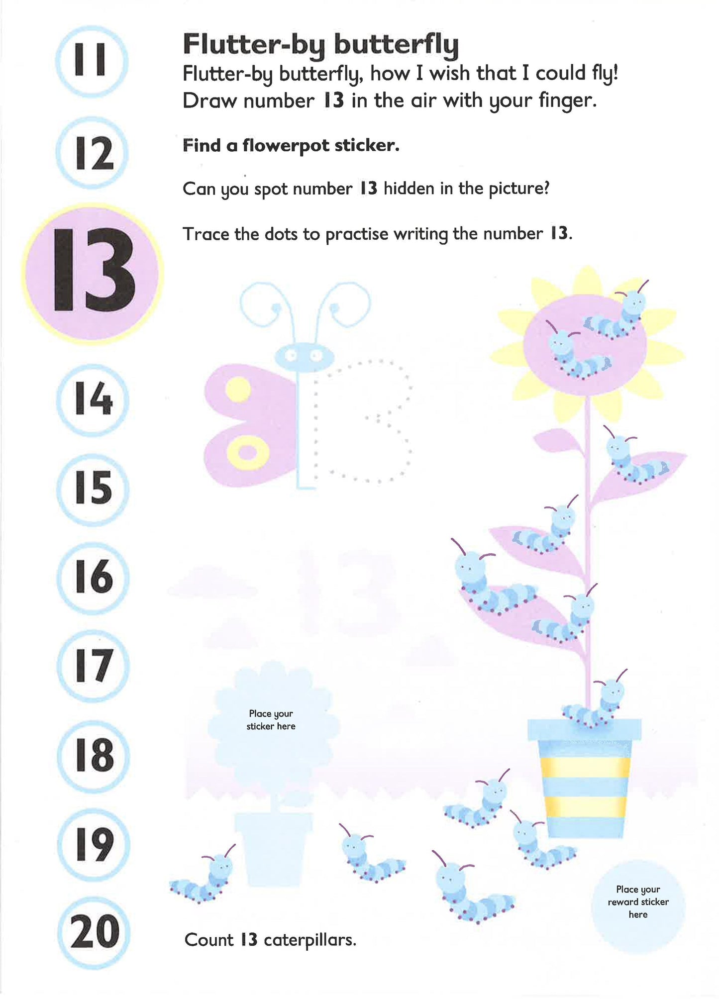 First Time Learning: Counting 1-20 (3+ Pre-School)