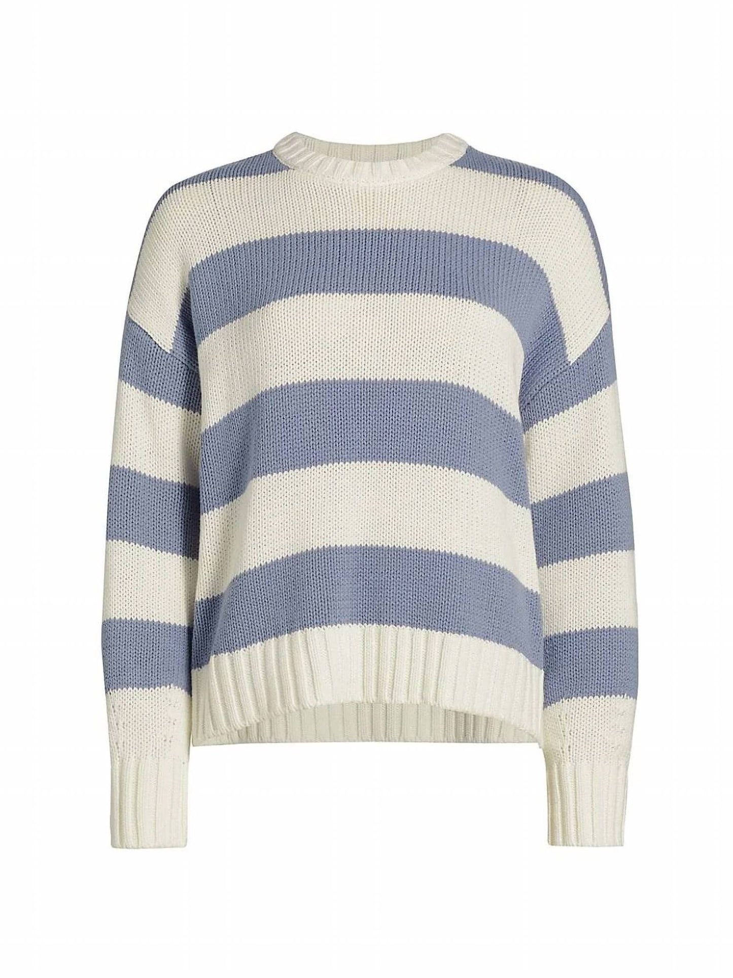 Lexington Stripe Sweater In Bellflower