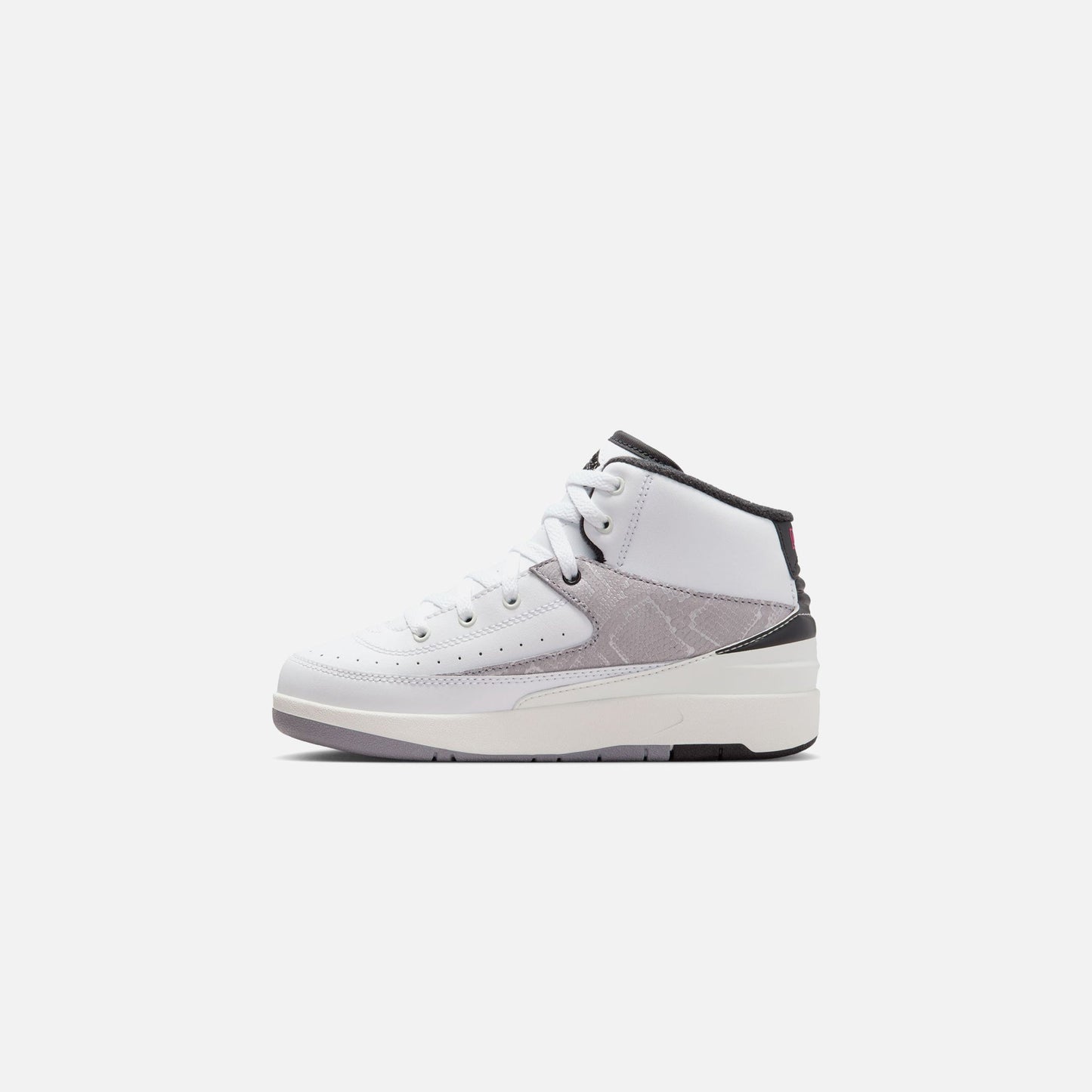 Nike PS Air Jordan 2 Retro - White / Fire Red / Black / Sail / Cement Grey